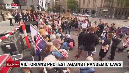 Victorians and Liberal MPs join forces to protest Andrews revamped pandemic laws