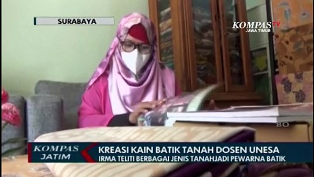 Dosen Unesa Ciptakan Pewarna Batik Tanah