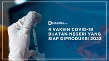 4 Vaksin Covid-19 Buatan Negeri yang Siap Diproduksi  2022 | Katadata Indonesia