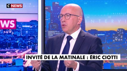 Eric Ciotti : «J'assume d'être un homme de Droite. Je ne m'en excuserai pas»