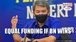 BN promises equal funding for lawmakers in Malacca