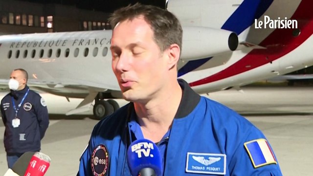 Thomas Pesquet de retour sur Terre : D'abord une bonne douche, du café et du fromage