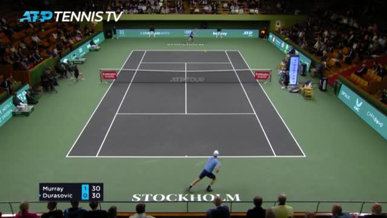 Highlights: Murray steht im Stockholm-Achtelfinale