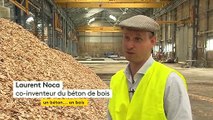 Le premier béton de bois à bilan carbone négatif fabriqué en Isère