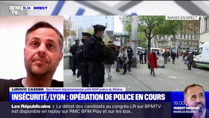 Ludovic Cassier (Unité SGP police du Rhône): "Il faut qu'on ait les moyens de pouvoir rester sur place et on ne les a pas"