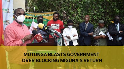 Mutunga blasts government over blocking Miguna's return