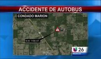 Marion: Accidente en autobús escolar, 11 estudiantes heridos