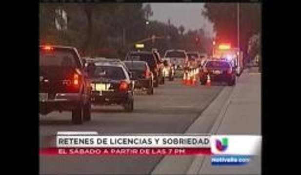 Se realizarán retenes de licencia y sobriedad en el valle