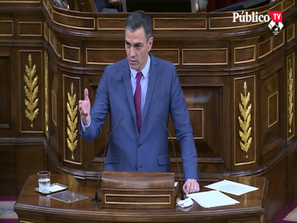 Sánchez, a Vox: "Ustedes no van a salvar a España, a España hay que salvarla de ustedes"