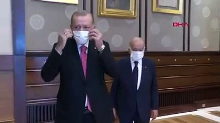 Cumhurbaşkanı Erdoğan, SP lideri Karamollaoğlu ile görüştü