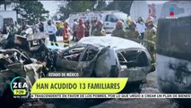 13 familias acuden a identificar a víctimas de la México-Puebla