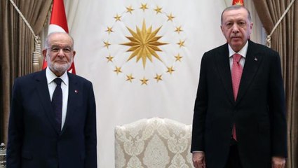 Cumhurbaşkanı Erdoğan'la görüşen Karamollaoğlu'ndan ilk açıklama: Dostane bir görüşme oldu