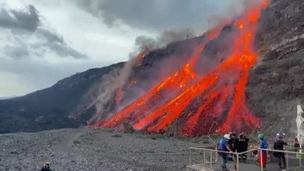 Así comenzó a formarse la fajana de la segunda colada