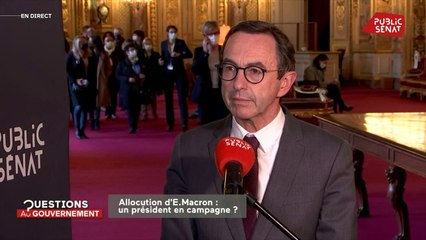 Allocution d’Emmanuel Macron : « Il a pris les Français pour des imbéciles », tacle Bruno Retailleau