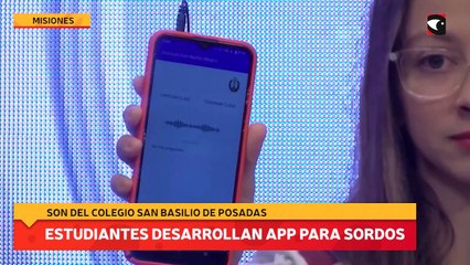 Estudiantes desarrollan app para sordos