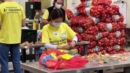 A corrida aos bancos alimentares nos Estados Unidos