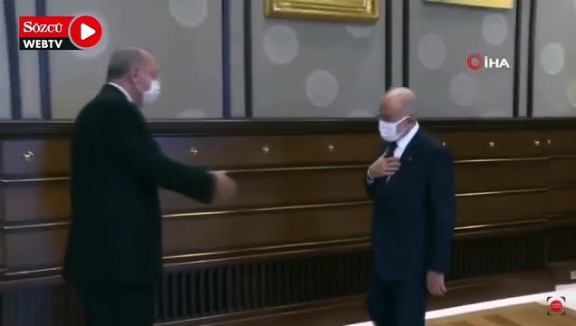 Cumhurbaşkanı Erdoğan, Karamollaoğlu'nu kabul etti