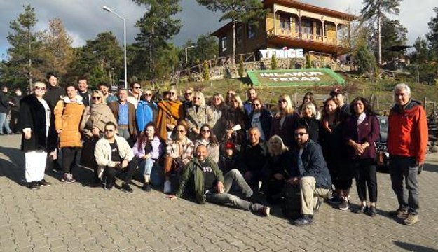 Kültür ve Turizm Bakanı Ersoy'un eşi Pervin Ersoy ile ünlüler Karabük ziyareti