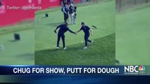 Day Two Ryder Cup Highlights and LEGENDARY beer chug on the green