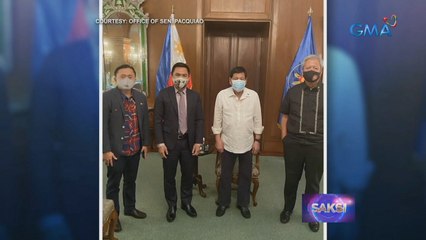 Download Video: Sen. Pacquiao, nakipagpulong kina PRRD at Sen. Go | Saksi