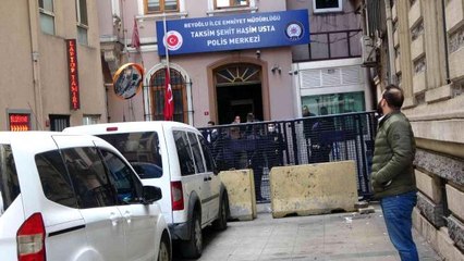 Taksim Şehit Haşim Usta Polis Merkezi'nde yangın paniği