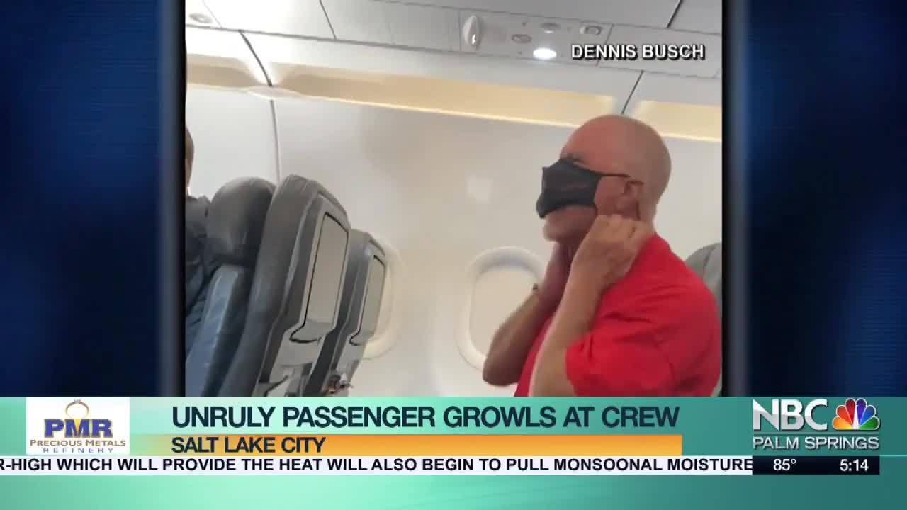 Man on a flight: LAX to SLC