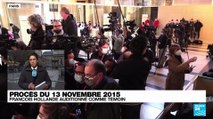 Attentats du 13 novembre - François Hollande témoigne au Palais de Justice: 
