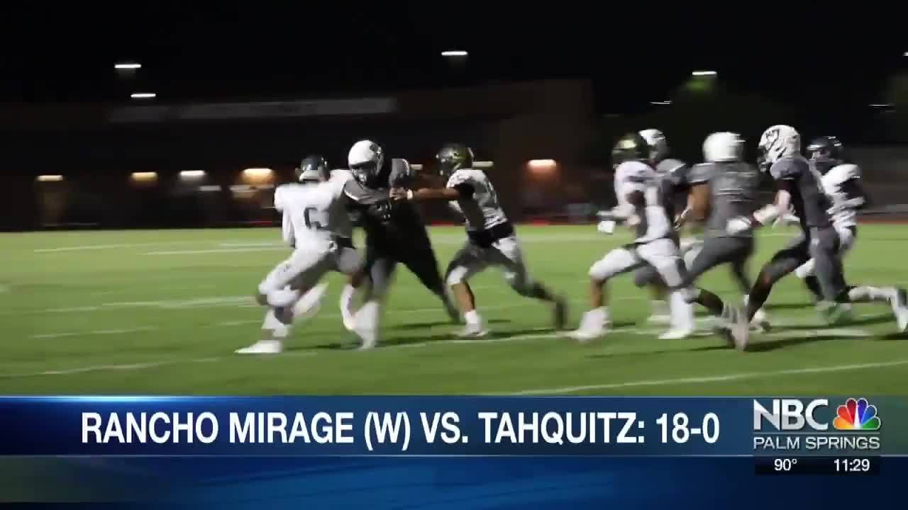 Friday Night Lights PRESEASON Week Three 9/2: Palm Springs, Rancho Mirage & Desert Hot Springs