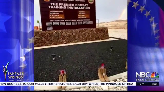 29 Palms Marine Base Community Honer Fallen U.S. Marines