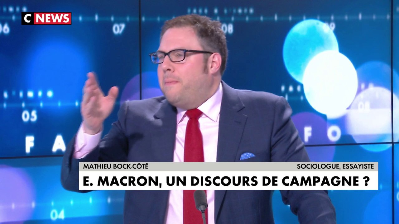 Mathieu Bock-Côté : «Emmanuel Macron c'est la conjugaison de deux ordres : c'est l'ordre bourgeois et l'ordre bobo»