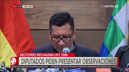 Cámara de Diputados convoca a los sectores a diálogo por la Ley 1386