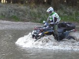 Can-am Outlander in water