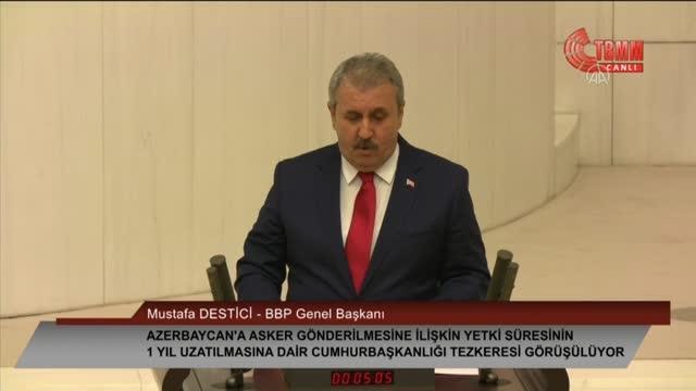 Destici: Azerbaycan'da yaşayan kardeşlerimizin bizim için Türkiye'nin herhangi bir vilayetinde yaşayan vatandaşlarımızdan hiçbir farkı yoktur