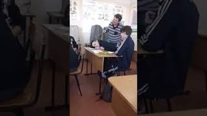 Teacher Wakes Up Sleepy Student