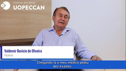 Paciente da Uopeccan de Umuarama vence câncer de próstata e alerta para prevenção
