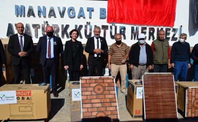 Son dakika... Manavgat'taki orman yangınından etkilenenlere soba dağıtıldı