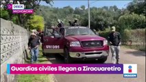 Guardias civiles se extienden en Michoacán contra las extorsiones