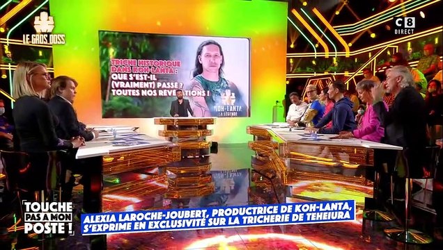 Alexia Laroche-Joubert réagit au scandale de triche dans Koh-Lanta - Touche pas à mon poste, C8