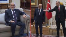 Cumhurbaşkanı Erdoğan ile Karamollaoğlu görüşmesindeki koltuk krizine İYİ Parti'den dikkat çeken yorum