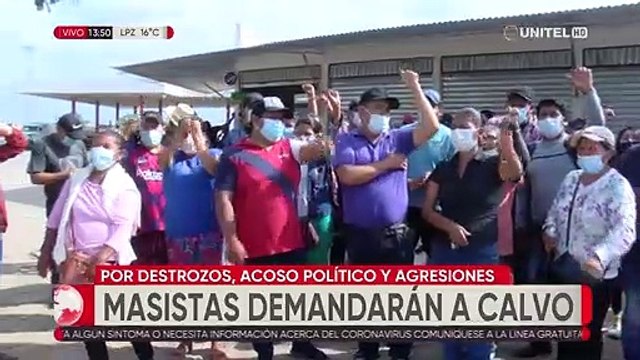 Miembros del MAS presentarán una denuncia penal contra Rómulo Calvo