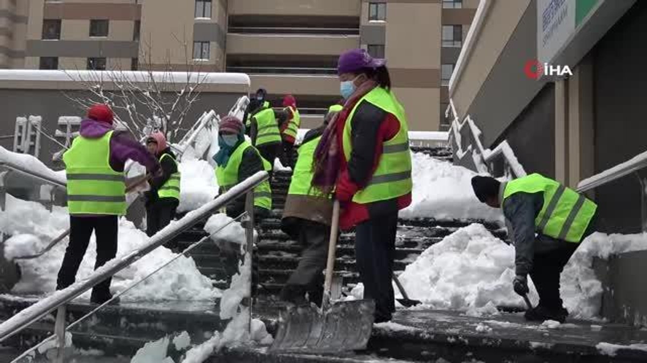 Çin'i vuran kar fırtınasında 1 kişi hayatını kaybetti