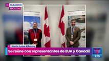 María Luisa Albores se reúne en COP26 con representantes de EU y Canadá