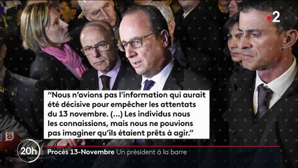 Procès des attentats du 13-Novembre : François Hollande à la barre