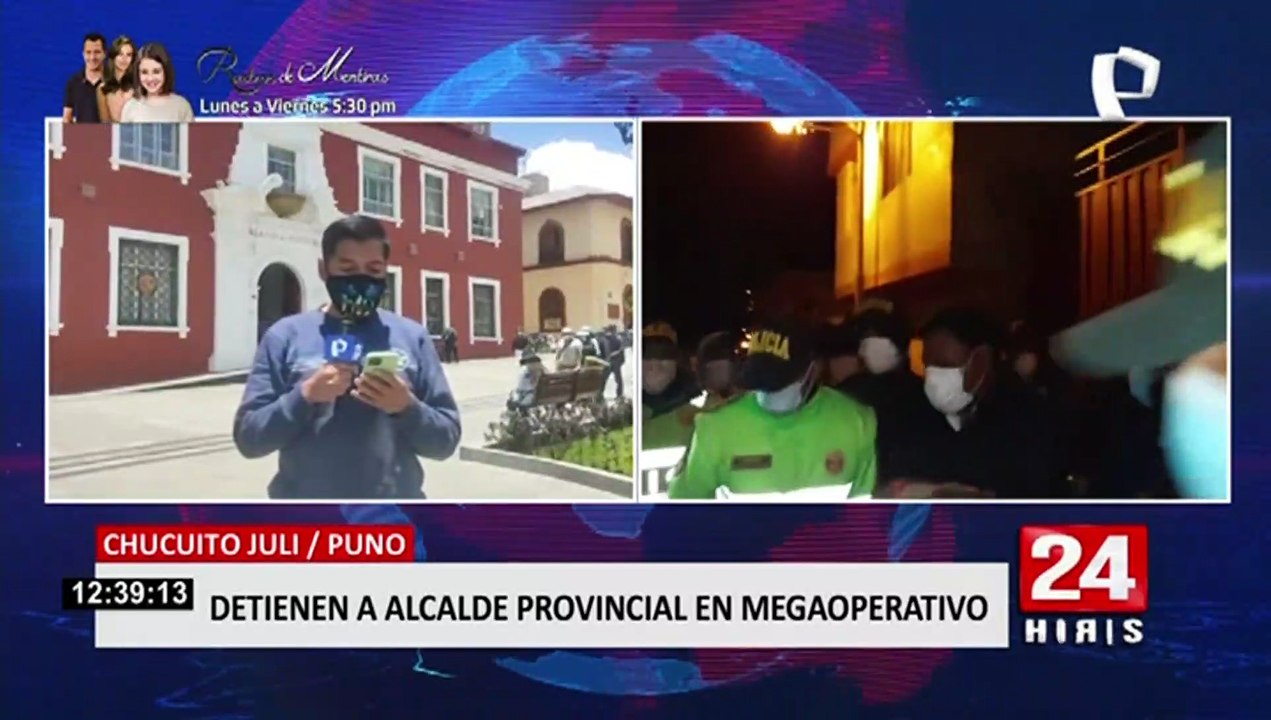 Policía y Fiscalía Anticorrupción intervienen a alcalde de Chucuito en Puno