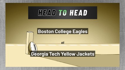 Boston College Eagles at Georgia Tech Yellow Jackets: Over/Under