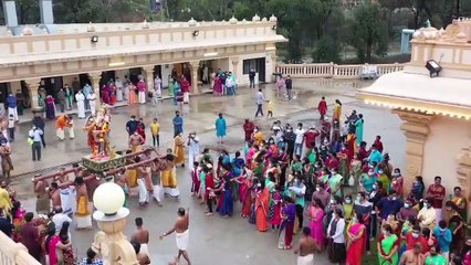 Sydney Murugan# கந்த சஷ்டி Day 6 - #Soora Samhaaram 2021(Drone Video)#Sydney Murugan Temple