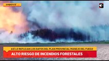 Alto riesgo de incendios forestales