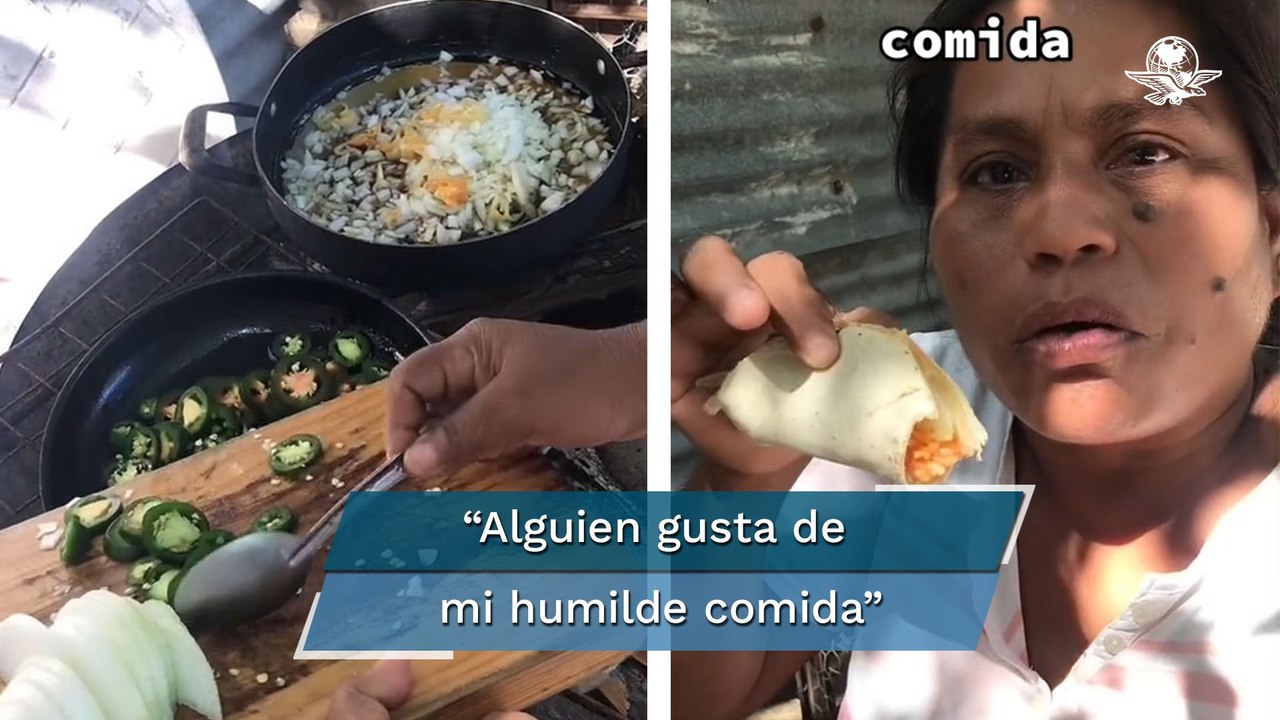 ¡Con gusto les invito un taco! Mujer cocina para 4 personas con 50 pesos y se vuelve viral