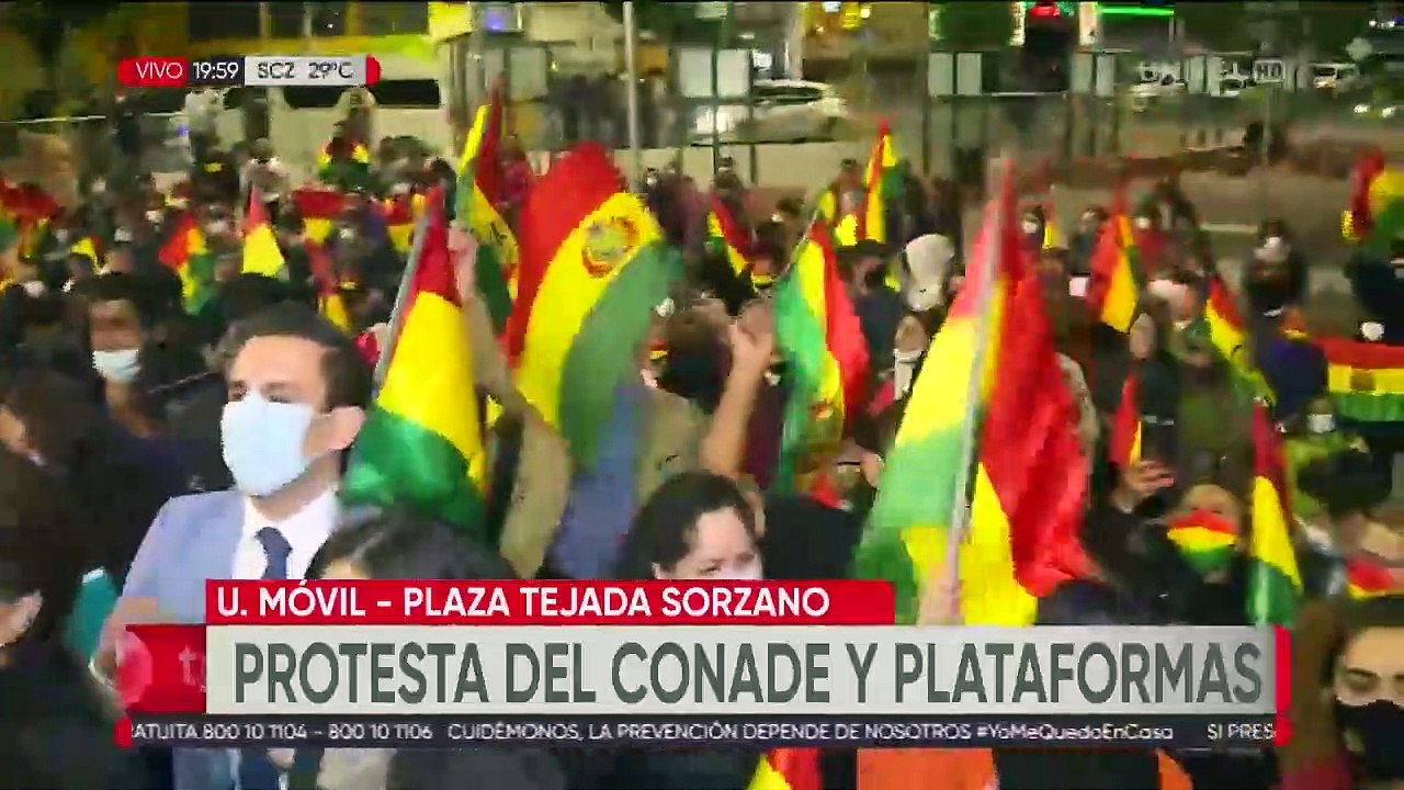 Plataformas ciudadanas de La Paz marchan en apoyo al paro que pide abrogar la Ley 1386