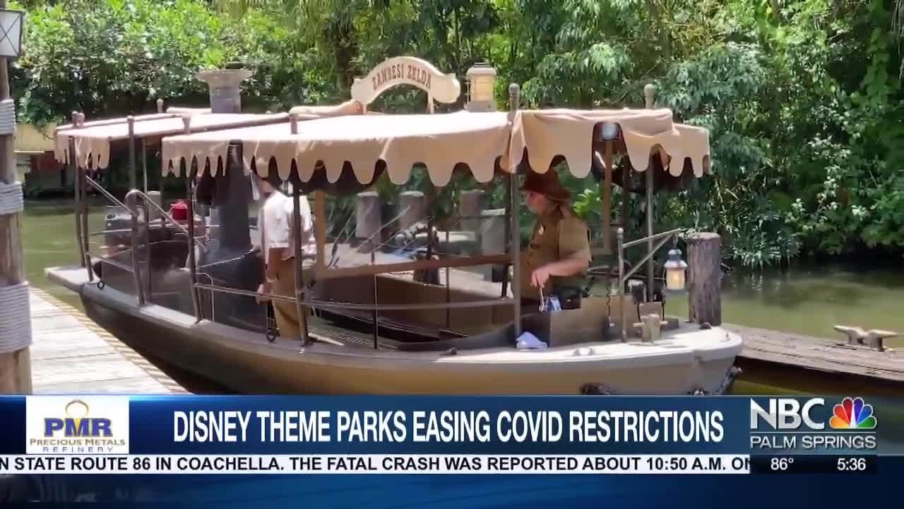 Disney Theme Parks Easing COVID Restrictions